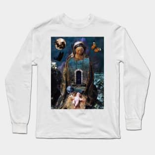 Jesus Christ Mother Mary Bible Statue Holy Spirit Long Sleeve T-Shirt